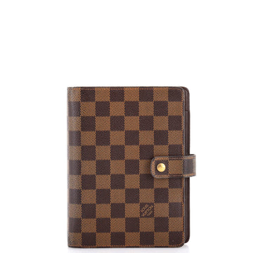 Louis Vuitton Ring Agenda Cover Damier MM