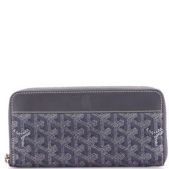Goyard Matignon Zip Wallet Coated Canvas with Leather