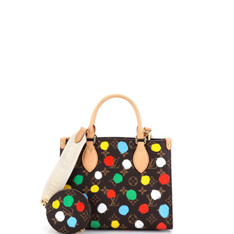 Louis Vuitton OnTheGo Tote Yayoi Kusama Painted Dots Monogram Canvas PM