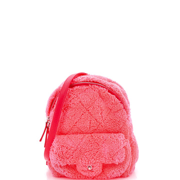 Chanel Coco Beach Backpack Quilted Terry Cloth Small