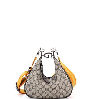 Gucci Attache Shoulder Bag GG Coated Canvas Small