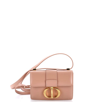 Christian Dior 30 Montaigne Flap Bag Leather Micro