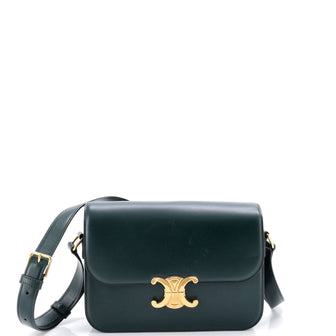 Celine Triomphe Shoulder Bag Smooth Calfskin Teen