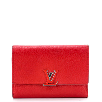 Louis Vuitton Capucines Wallet Leather Compact