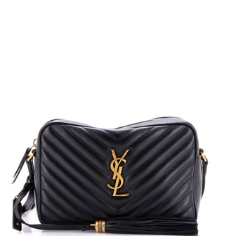 Saint Laurent Lou Camera Bag Matelasse Chevron Leather Small