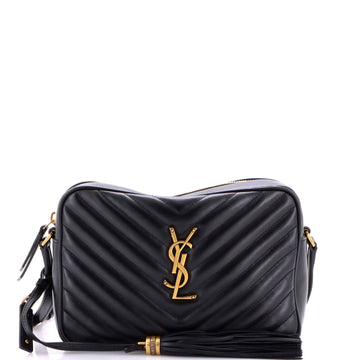 Saint Laurent Lou Camera Bag Matelasse Chevron Leather Small