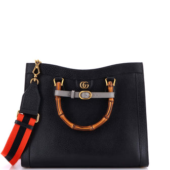 Gucci Diana NM Bamboo Handle Tote Leather Large