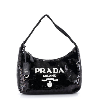 Prada Re-Edition 2000 Hobo Sequins Mini