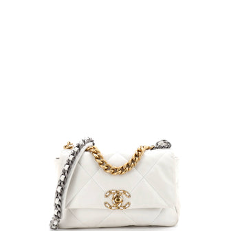 Chanel 19 Flap Bag Quilted Leather Medium