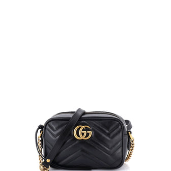 Gucci GG Marmont Shoulder Bag Matelasse Leather Mini