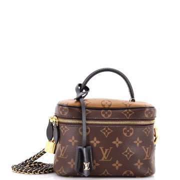 Louis Vuitton Vanity Handbag Reverse Monogram Canvas PM