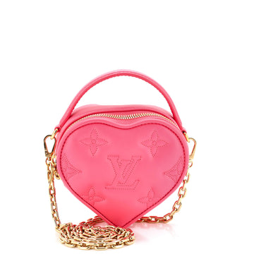 Louis Vuitton Pop My Heart Pouch Bag Bubblegram Leather