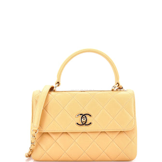 Chanel Trendy CC Top Handle Bag Quilted Lambskin Small