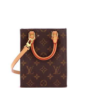 Louis Vuitton Petit Sac Plat Bag Monogram Canvas