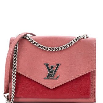 Louis Vuitton Mylockme Monochrome Handbag Leather BB