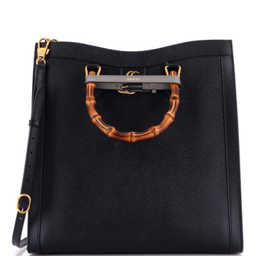 Gucci Diana NM Bamboo Handle Tote Leather Large