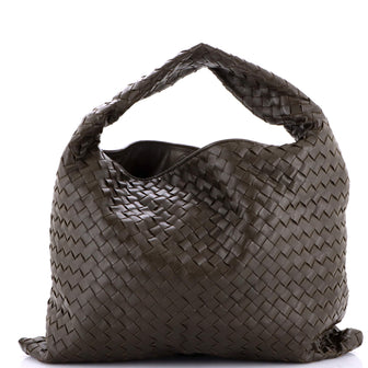 Bottega Veneta Hop Hobo Intrecciato Leather Large