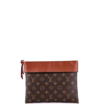 Louis Vuitton Tuileries Pochette Monogram Canvas with Leather