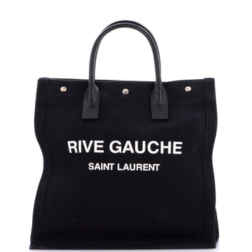Saint Laurent Rive Gauche Shopper Tote Canvas Tall