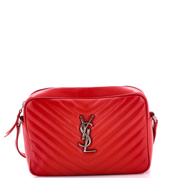 Saint Laurent Lou Camera Bag Matelasse Chevron Leather Small