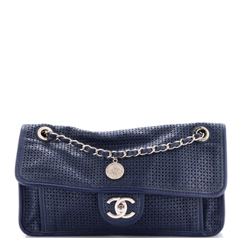 Chanel Up In The Air Flap Bag Perforated Leather Medium