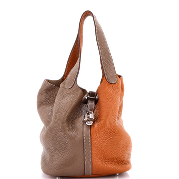 Hermes Picotin Lock Bag Bicolor Clemence MM