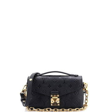 Louis Vuitton Pochette Metis Monogram Empreinte Leather East West