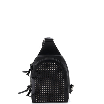 Christian Louboutin Loubifunk Sling Bag Spiked Leather Small