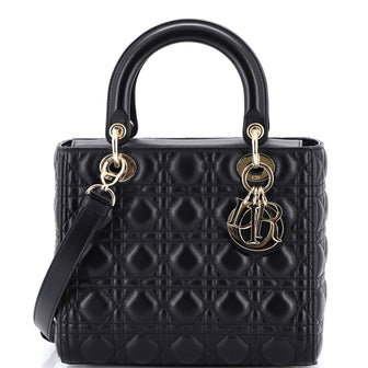 Christian Dior Lady Dior NM Bag Cannage Quilt Lambskin Medium