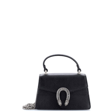 Gucci Dionysus Top Handle Bag Leather with Crystals Mini