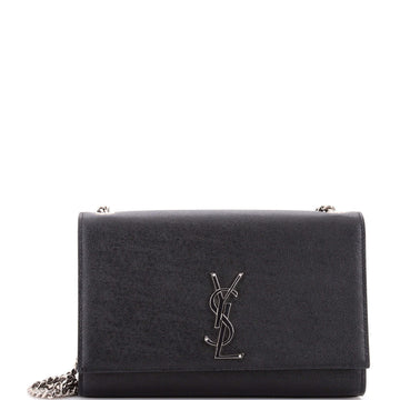 Saint Laurent Classic Monogram Crossbody Bag Grainy Leather Large