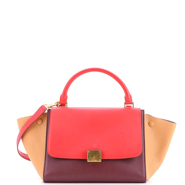 Celine Bicolor Trapeze Bag Leather Small