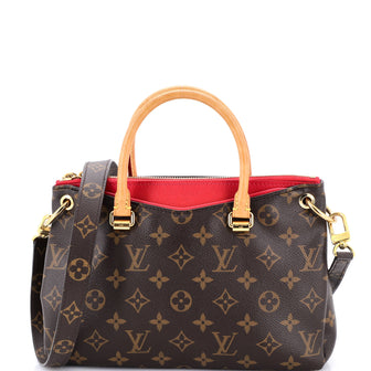 Louis Vuitton Pallas Tote Monogram Canvas with Leather BB