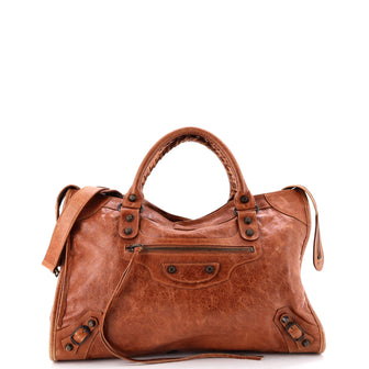 Balenciaga City Classic Studs Bag Leather Medium