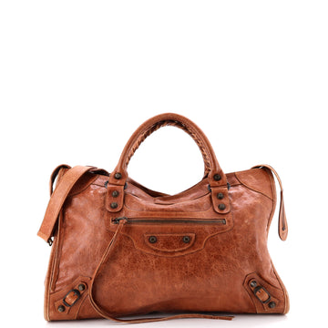 Balenciaga City Classic Studs Bag Leather Medium