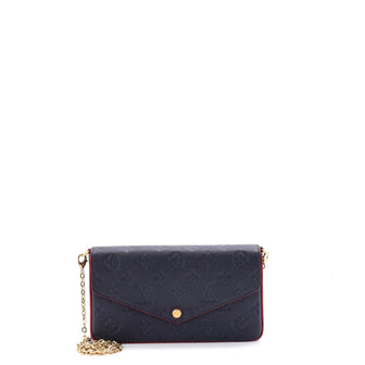 Louis Vuitton Felicie Pochette Monogram Empreinte Leather