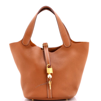 Hermes Picotin Lock Bag Clemence MM