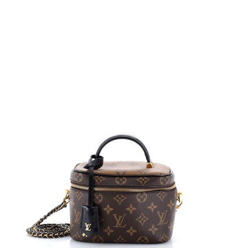 Louis Vuitton Vanity Handbag Reverse Monogram Canvas PM