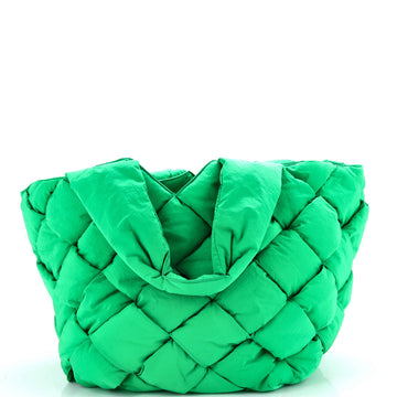 Bottega Veneta Cassette Paper Tote Intrecciato Nylon Large