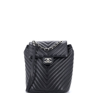 Chanel Urban Spirit Backpack Chevron Leather Small