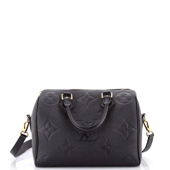 Louis Vuitton Speedy Bandouliere Bag Monogram Empreinte Giant 25