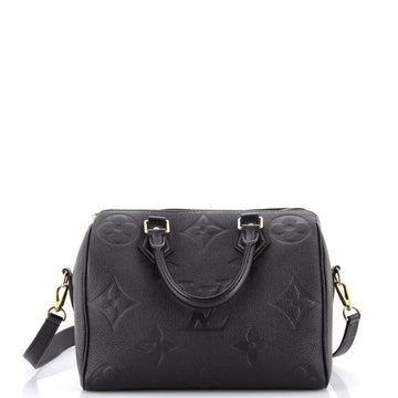Louis Vuitton Speedy Bandouliere Bag Monogram Empreinte Giant 25