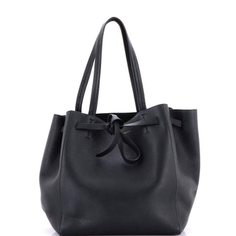 Celine Phantom Tie Cabas Tote Leather Small