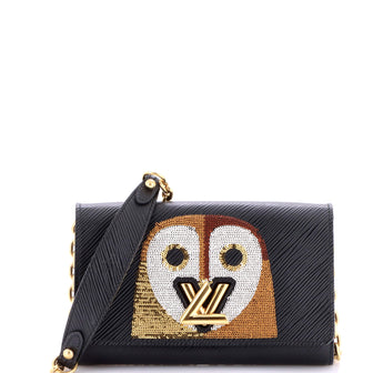 Louis Vuitton Twist Chain Wallet Epi Leather with Sequins