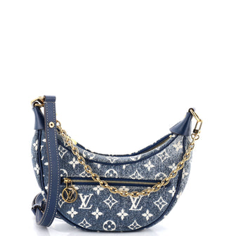 Louis Vuitton Loop Handbag Monogram Jacquard Denim