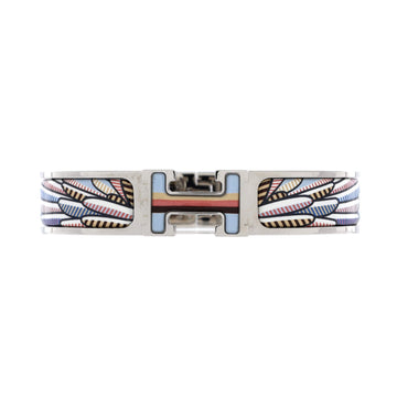 Hermes Clic H Bracelet Printed Enamel Extra Narrow