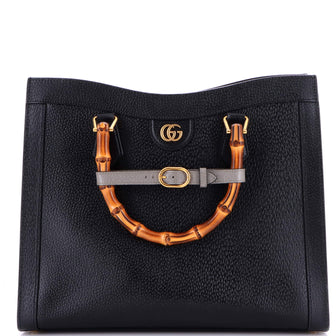 Gucci Diana NM Bamboo Handle Tote Leather Medium