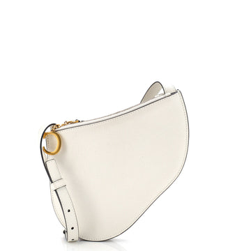 Christian Dior Saddle Triple Zip Crossbody Pouch Leather