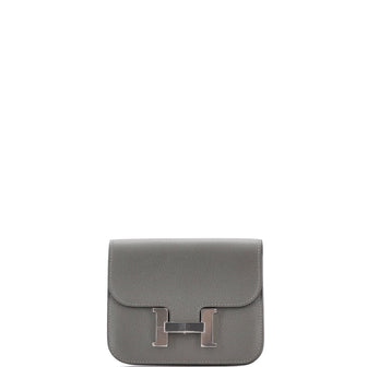 Hermes Constance Slim Wallet Evercolor