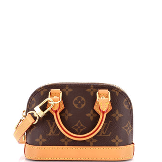 Louis Vuitton Alma Handbag Monogram Canvas Nano